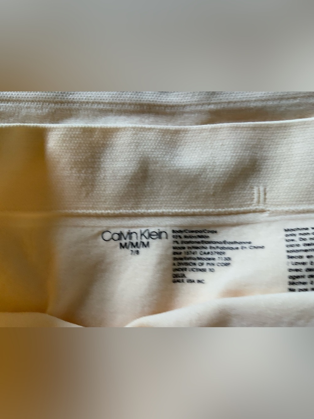 (5) Calvin Klein Kids Cream Bottoms - Picture 5 of 5